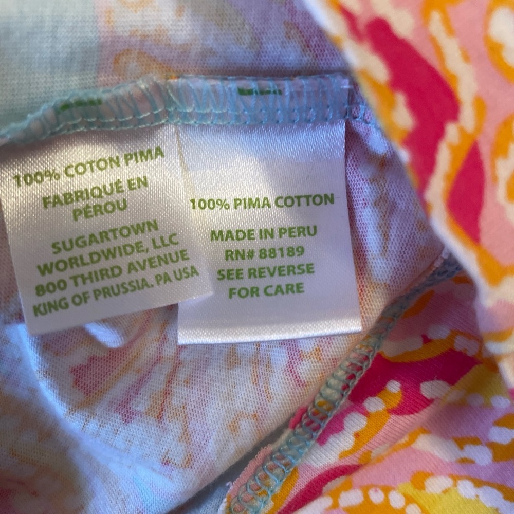 Lilly Pulitzer Pink, Yellow & Blue Shell-Print Mini Dress - Picture 5 of 8
